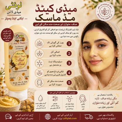 Medi-Line Acne & Pimple Mud Mask 150ml