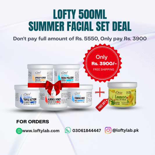 Lofty 500ml Summer Facial Set
