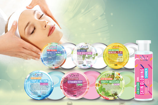 Lofty skin whitening facial set