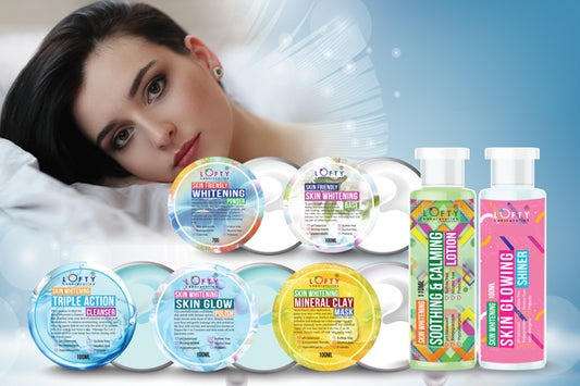 Lofty skin whitening polishing set